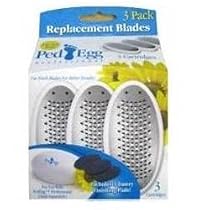 Ped Egg Pedegg + 3 Replacement Blades Combo + BONUS Miracle Foot Repair