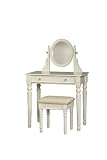 Lorraine Vanity Set-White