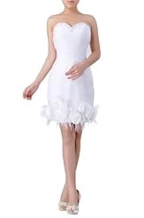 Strapless Sheath Short Tulle  Dress