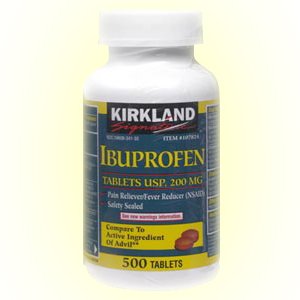 Kirkland Signature Ibuprofen Tablets USP 200 mg Pain Reliever, Fever Reducer