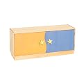 Star Rocket 2-Door Storage Unit - Yellow/ Blue