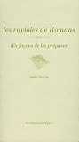 Livres Recette de P�tes, riz - Les ravioles de Romans : Dix fa�ons de les pr�parer