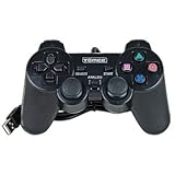Tomee USB 16-Button Gamepad for Sony PlayStation 3 & PC (Black)