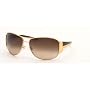 PRADA SPR75G 5AK-6S1 GOLD AVIATOR SUNGLASSES