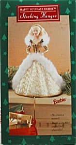 Barbie Stocking Hanger Happy Holidays