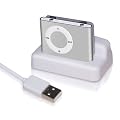 White USB Charger Dock Cradle Docking Station for Ipod Shuffle 2nd 3rg Gen Generation