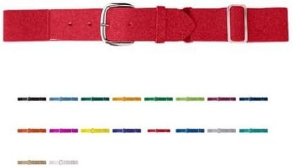 Baseball/Softball Adjustable Elastic Belt for Pants (2 Sizes Youth 1 1/4" &amp; Adult 1 1/2" in 16 Colors)