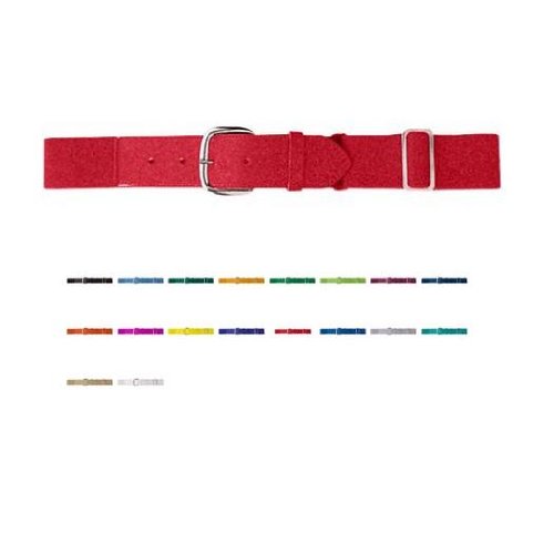 Baseball/Softball Adjustable Elastic Belt for Pants (2 Sizes Youth 1 1/4" &amp; Adult 1 1/2" in 16 Colors)