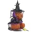 Set of 2 Purple and Black Witch Hats