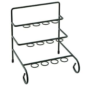 Wine Bottle Stopper Display Rack - Holds 12 by