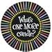 One More Candle Paper Lunch Plates