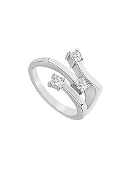 Diamond Ring 14K White Gold - 0.50 CT Diamonds