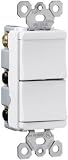 Pass & Seymour #TM811WCC6 15A White 2SP Switches