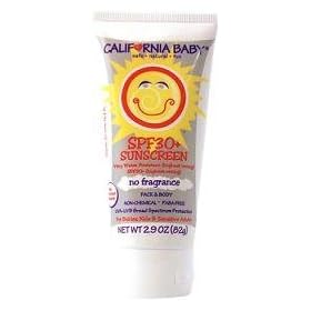 California Baby SPF 30 + Sunscreen Lotion - Super Sensitive, 2.9 oz