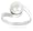 Sterling Silver 5.5-6mm Freshwater Cultured Pearl Ring, Size 5