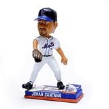 MLB New York Mets Johan Santana On The Field Bobblehead