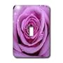 Flowers - Purple Rose - Light Switch Covers - single toggle switch