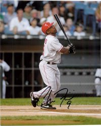 Signed Figgins, Chone (Los Angeles Angels) 8x10 Photo