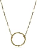 Eat Pray Love By Dogeared Karma Gold Dipped Recycled Sterling Silver Karma Hoop Necklace 18