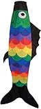 In The Breeze ITB4707 Rainbow Scales Fish Windsock 24 inch X 60 inch