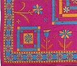 Cotton Bedspread Block Print Vegetable Dyes India Home Interior Decorating Size Twin