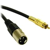 12ft PRO-AUDIO CABLE XLR MALE to RCA MALE