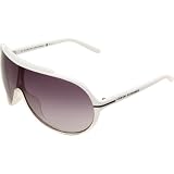 A|X Solar Remix Sunglasses - Armani Exchange Adult Shield Full Rim Lifestyle Eyewear - White Black/Gray Shaded / One Size