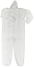 Magid EconoWear Lite N Kool Plus Polypropylene Coverall with Hood, Disposable, Elastic Cuff, White, X-Large (Case of 25)