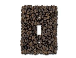 COFFEE Light SWITCH COVER Java wall art LATTE BEANS NEW