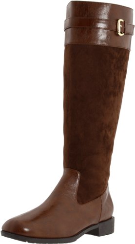 Fitzwell Womens Cadence Boot,Coach Antique/Brown Velvet Suede,12 M US