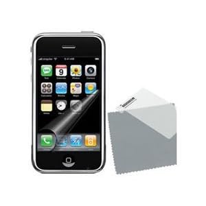 ClearTouch Crystal Scratch Resistant Screen Guard Protector LCD Shield With Lint Cleaning Cloth for Apple Iphone PDA Manufactured By Ikross