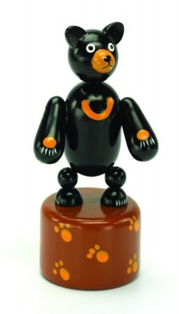 Original Toy Company BLACK BEAR Black Bear Thumb Puppet