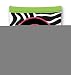Koozie Pink Zebra Monogram S