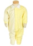 Bebini Two Tone Footed Snap Front Knit Stretchie
