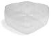 Bubble Inflatables Inflatable Ottoman, Crystal Clear