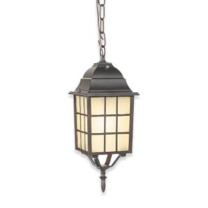 Royce Lighting RLC3342ES-23 Outdoor Convertible Lantern Oil Rubbed Bronze with Cream Snow... by 