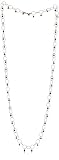 Dana Kellin Ruby Briolette And 14k Gold Fill Long Link Chain, 33-33.5