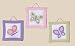 Pink and Purple Butterfly Collection Wall Art Hangings