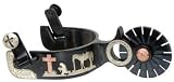 Kelly Silver Star Spur with Praying Cowboy Design