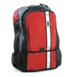 Backpack Center Stripe Red