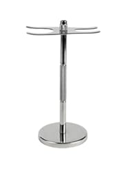 Deluxe Stainless Steel Safety Razor and Shaving Brush Stand from Super Safety Razors