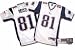 Randy Moss New England Patriots #81 Premier Reebok NFL Football Jersey (White)