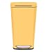 Health & Personal Care : Oxo Good Grips Yellow Steel Rectangular Trash Can, 10-Gallon