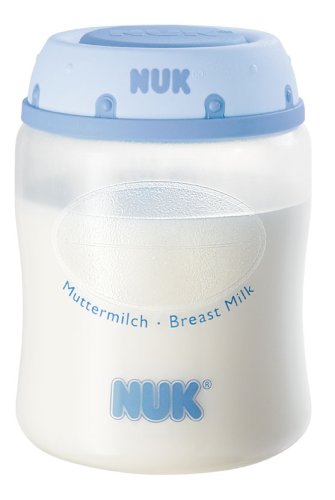 Nuk - 10252062 - Lot de 3 Pots de Conservation Lait Maternel - 150ml - sans Bisphenol A (Import Allemagne)