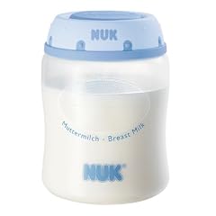NUK 10252062 - Muttermilchbeh�lter 150ml, 3 St�ck inkl. Schraubdeckel, praktische Aufbewahrung - vom Abpumpen �ber Einfrieren bis zum F�ttern, BPA-frei