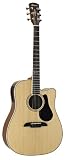 Alvarez Artist Series AD60CE Dreadnought Acoustic - Electric Guitar, Natural/Gloss Finish