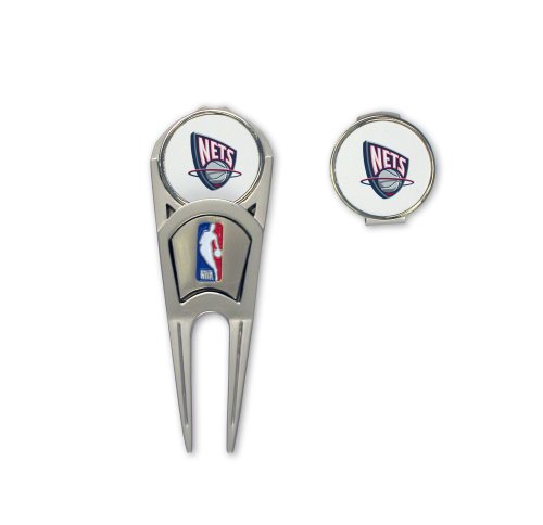 New Jersey Nets Ball Mark Repair Tool & Hat Clip Combo