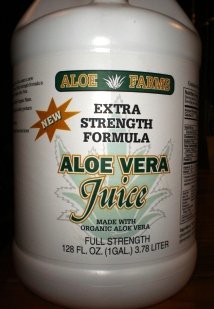 Aloe Farms Extra Strength Aloe Vera Juice Gallon Case of 4 by Aloe Vera Gel