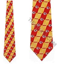 Kansas City Chiefs Necktie Silk Ties