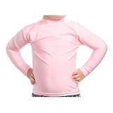 Toddler Long Sleeve Pink Rash Guard